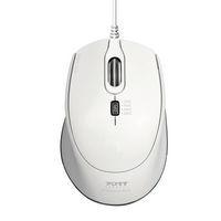 Souris Pro silencieuse filaire blanche - Port connect - Image principale