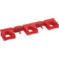 Lot de 5 Support Mural Hygiénique Hi-Flex - 42cm - Rouge - Image principale
