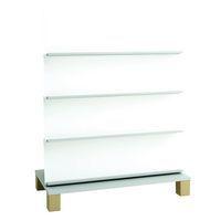 Caisson présentoir/rayonnage Confetti avec pieds - gris - Image principale