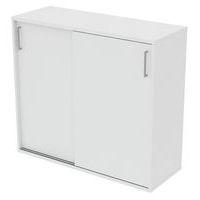 Armoire Portes Coulissantes 120 x 45 ht 110 cm Blanc - Image principale