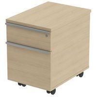 Caisson mobile bois 2 tiroirs MBA - Image 2