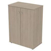 Armoire Portes Battantes 80 x 45 ht 110 cm Chêne gris - Image principale