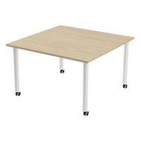 Table de réunion Tubo à roulettes 120 x 120 cm - Image principale