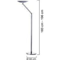 Lampadaire Varialux Led gris articule prise europe - Image 3