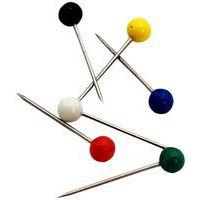 Boite de 50 épingles de signalisation tête ronde - Image 2