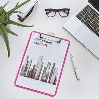 Lot de 10 Porte-bloc A4 Wow - rose - Leitz - Image 2