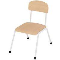 Chaise Karolek T0 bouleau/blanc - Image principale