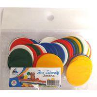 Sachet de 50 jetons plastique ø 30 mm - Image principale