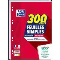 Feuillets mobiles 200 pages seyes 90g perforées A4 + 100 pages offertes (Etui de 100) - Image principale