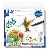 Etui carton 40 feutres triplus® fineliner 334 assortis - Image principale