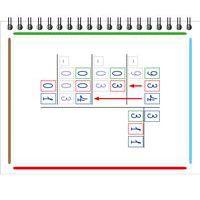 Lot de 80 stickers gabarit division 15x12,5 cm - Image 3