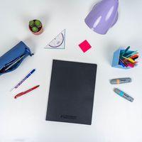Cahier polypro 90g 48p seyes 24x32 cm noir - Image 2