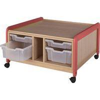 Meuble d'activités a/casiers et niches corail - Image 4