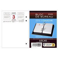 Bloc éphéméride 2026 date à gauche - Image principale