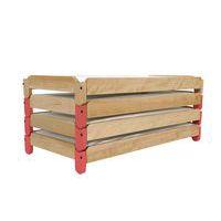 Couchettes empilables toile Lili corail - Image 2