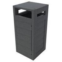 Poubelle Canopée 130 L protège pluie porte sac - gris - Image principale