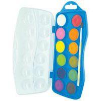 Boite de peinture de 12 pastilles 25 mm+pinceau et palette - Image principale