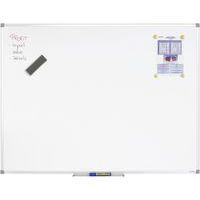 Tableau blanc émaillé 800° magnétique et effaçable à sec. - Image principale