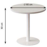 Guéridon bas Easy Office pied métal Ø 60 cm plateau coloris décor Freestyle - Image 4