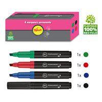 Boîte 4 marqueurs pointe biseautée Pichon - Image principale