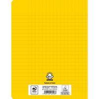 Cahier polypropylène 90g 96 pages seyes 17x22 cm  - jaune - Image 2