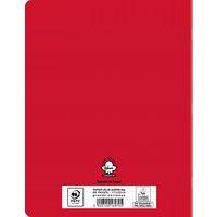 Cahier polypropylène 90g 96 pages seyes 17x22 cm  - rouge - Image 2