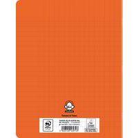 Cahier polypropylène 90g 96 pages seyes 17x22 cm - orange - Image 2