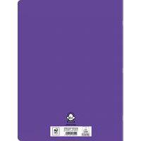Cahier polypropylène 90g 96 pages seyes 24x32 cm - violet - Image 2