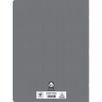 Cahier polypropylène 90g 96 pages seyes 24x32 cm - gris - Image 2