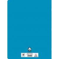 Cahier polypropylène 90g 96 pages seyes 24x32 cm - Turquoise - Image 2