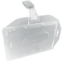 Lot de 25 Badge de sécurité 1 carte - avec clip - Manutan - Image principale