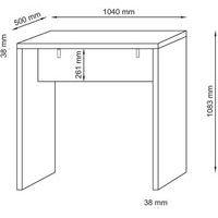 Table Point de rencontre, Plateau coloris : Blanc - Image 3