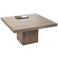 Table de réunion Allegra rectangulaire 140 x 140 cm coloris orme - Image 3