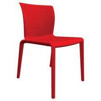 Lot de 4 chaises Docker rouge - Image principale