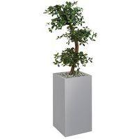 Bac haut métal O'CARR Gris sur patins Bonzaî Haut - Image principale