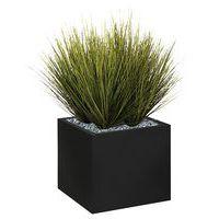 Bac bas métal O'CARRE Noir sur patins Graminées - Image principale