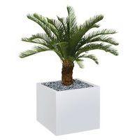 Bac bas métal O'CARRE sur roulettes Palmier - Image 2