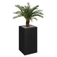 Bac haut métal O'CARRE sur roulettes Palmier - Image 3