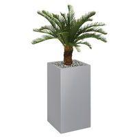 Bac haut métal O'CARRE sur roulettes Palmier - Image 2