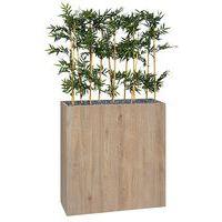 Jardinière bois BOSCO mobile Bambous - Image 2