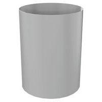 Corbeille à papier Métal 17 L Ø 25,5 cm Gris - Image principale
