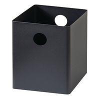 Corbeille à papier 17 L Steel Noir - Image principale