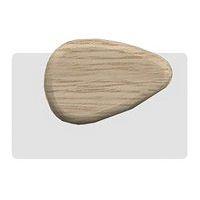 Patère murale à visser KANOPE blanc hêtre - Image principale