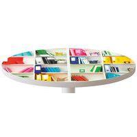 Guéridon bas Easy Office pied métal Ø 60 cm plateau coloris décor Bureau - Image 3