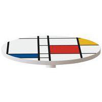 Guéridon bas Easy Office pied métal Ø 60 cm plateau coloris décor Design - Image 2