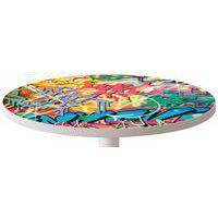 Guéridon bas Easy Office pied métal Ø 60 cm plateau coloris décor Freestyle - Image 3