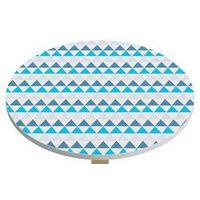 Guéridon haut Woody diamètre 60 cm plateau décor Bleu - Image 4