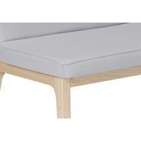 Banquette Zélos 2 places sans surpiqûre hêtre Cendre - Image 2