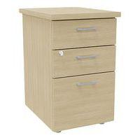 Caisson hauteur de bureau IDEA bois profondeur 80 cm - Image 4