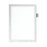 Cadre argent magnétique DURAFRAME® MAGNETIC NOTE A4 - Image principale